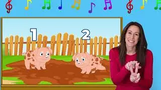 Five Little Pigs Counting Song for Children, Babies, Toddlers, Kids by Patty Shukla Learn Counting