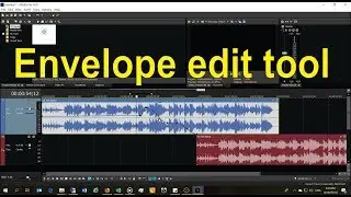 How to use the envelope edit tool in Vegas Pro