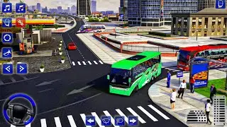 Passenger Bus Driving Simulator - School Bus Driving 3D - Android Gameplay