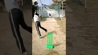 [Net Practice Cricket on the Sunday Morning] [Gouranga was Batting & I was Bowling]