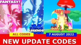 NEW UPDATE CODES [🐉FANTASY!] ALL CODES! Tapping Legends X ROBLOX | 7 AUGUST 2022