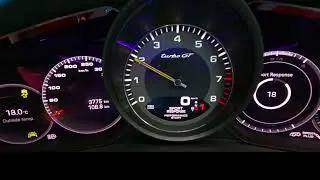 Porsche Cayenne Turbo GT - 0 - 200 kmh acceleration test