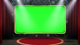 Big Screen Award or Wedding Titles with Curtain Green Screen | FREE TO USE | iforEdits