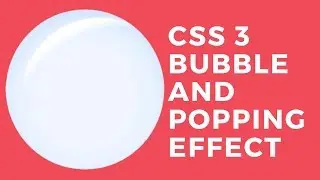 how to create a bubble in css html