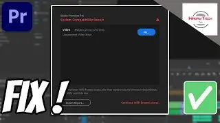 Fix Unsupported Video Drivers Premiere Pro 2023 | Fix System Compatibility Report Premiere Pro