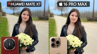 Huawei Mate XT Ultimate Vs iPhone 16 Pro Max Camera Test Comparison