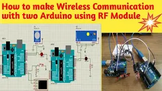 #10 How to make Wire Less Communication with Two Arduino Using RF Module in Proteus Software