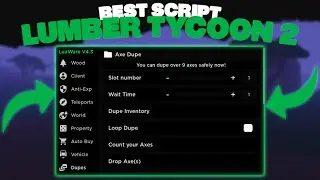 [ PASTEBIN 2024] The *BEST* Lumber Tycoon 2 Script! ( DUPE MONEY, SPAWN ITEMS, & MORE!)