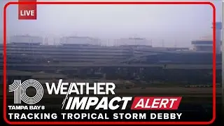 Delays, cancellations pile up at Tampa Bay-area airports due to Hurricane Debby