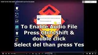 Sony Vegas Audio sound weird FIX!