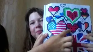 Рисунки по клеточкам .Вика и Вероника