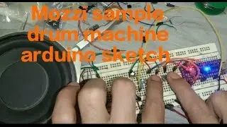 Diy Mozzi Sample drum electronic lgt8f328 arduino sketch