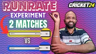 This Is Interesting || RUN RATE Experimental Gameplay || Cricket 24 ||