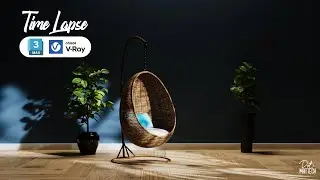 interior design, Gobos Vray 3ds max tutorial Time-Lapse 