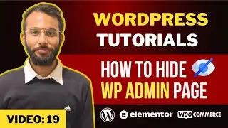 How to Hide WP Admin Login Page in WordPress | WPS Hide Plugin | WordPress Tutorials #19