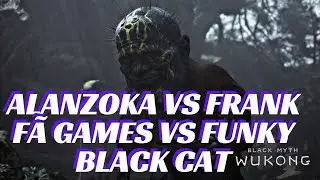 Quem matou mais rapido o ASSOMBRAÇÃO PERANBULANTE Alanzoka x Funky black cat x FRANK FÃ GAMES