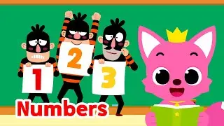 Ten Little Thieves + More Nursery Rhymes & Kids Songs | Numbers | 15-Minute Learning with Baby Shark