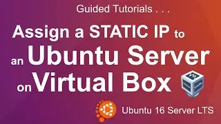 02s Assign a Static IP to the Ubuntu VPS instance in VirtualBox