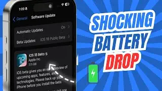 IOS 18 Public Beta 5 Battery health drops | Don't download before watching