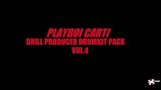 Playboi Carti Free Drill Producer Drumkit Pack 4 Sample Producer Loop Stems Mumble Rap Mixtape WAV