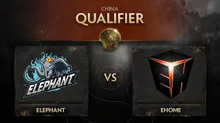 Elephant vs EHOME Game 3 - TI10 CN Qualifiers: Upper Bracket Final w/ Black^ & Bkop