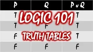 Logic 101 (#11): Truth Tables