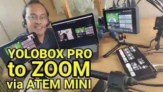 Yolobox Pro to Zoom Setup via ATEM Mini - Yolobox Pro Firmware Upgrade v1.1.0