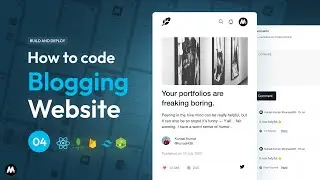 [ Part 4 ] - Code MERN Blogging website | Fully Working Blog Editor ( MongoDB, ReactJS, Nodejs )