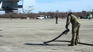 Airmen participate in FARP training.