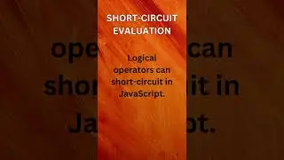 Short Circuit evaluation in JavaScript