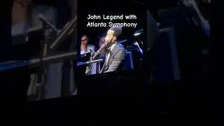 An intimate evening with @johnlegend and our own ​⁠@atlantasymphony of amazing stores and songs.