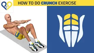 Best abs exercises: Abdominal Crunch - Upper Abs - How to do crunch exercise