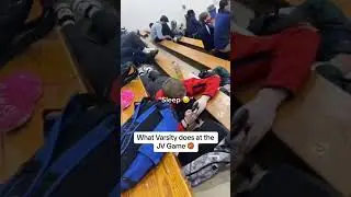 When Varsity watches the JV game 🏀🤝 