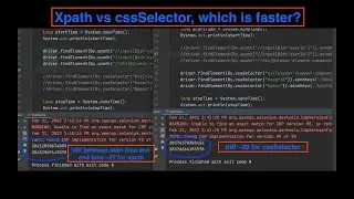 Is cssSelector really faster than XPath in performance | XPath vs cssSelector