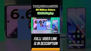 New Budget 12 Bit Display phones 2024 #shorts #12bitdisplay #hdr10phone