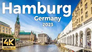 Hamburg 2023, Germany Walking Tour (4k Ultra HD 60fps) – With Captions