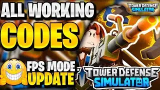 🔥*NEW* ALL WORKING FPS MODE UPDATE CODES FOR TOWER DEFENSE SIMULATOR | ROBLOX TDS CODES