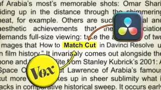 How To Do Match Cut Effect Like Vox (Davinci Resolve)