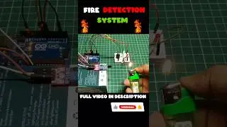 Fire Detector using Arduino #shorts #trending #arduino #fire