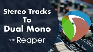 Stereo To Dual Mono in Reaper