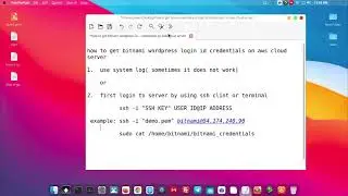 How to Get Bitnami Wordpress Login id Credentials on AWS Cloud Server