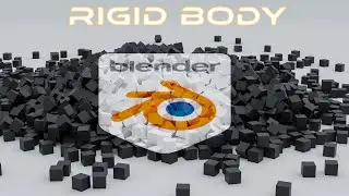 Анимация Формирующегося Изображения на Объектах | Blender | Rigid Body