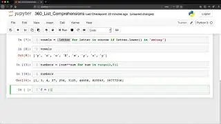 Python: List Comprehensions