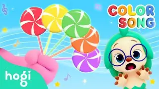 Colorful Popping Lollipops 🍭｜Color Songs for Toddlers｜Colors for Kids｜Hogi Colors｜Hogi Pinkfong