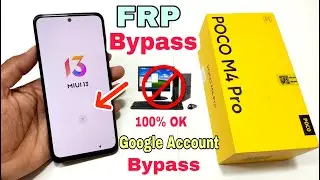 Poco M4 Pro FRP Bypass | Miui 13 | Poco M4 Pro Google Account Bypass Without Pc | 100% Ok |