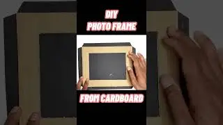 DIY PHOTO FRAME #diy #craft #cardboard #shorts