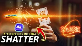 After Effects Tutorial Shatter broken Easy Tutorial for beginners Adobe After Effects