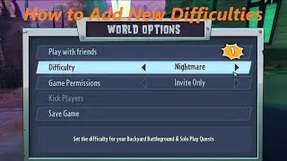 Frosty Editor Tutorial #89: How to Add New Difficulties in Plants vs. Zombies GW2