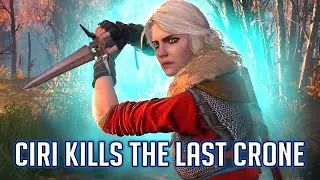 Witcher 3: Ciri and Geralt Kill the Last Crone. (Post-Ending Mod: Ciri's Sole Memento)