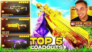 NEW TOP 5 META LOADOUTS in Warzone Season 5! (Best Class Setups)